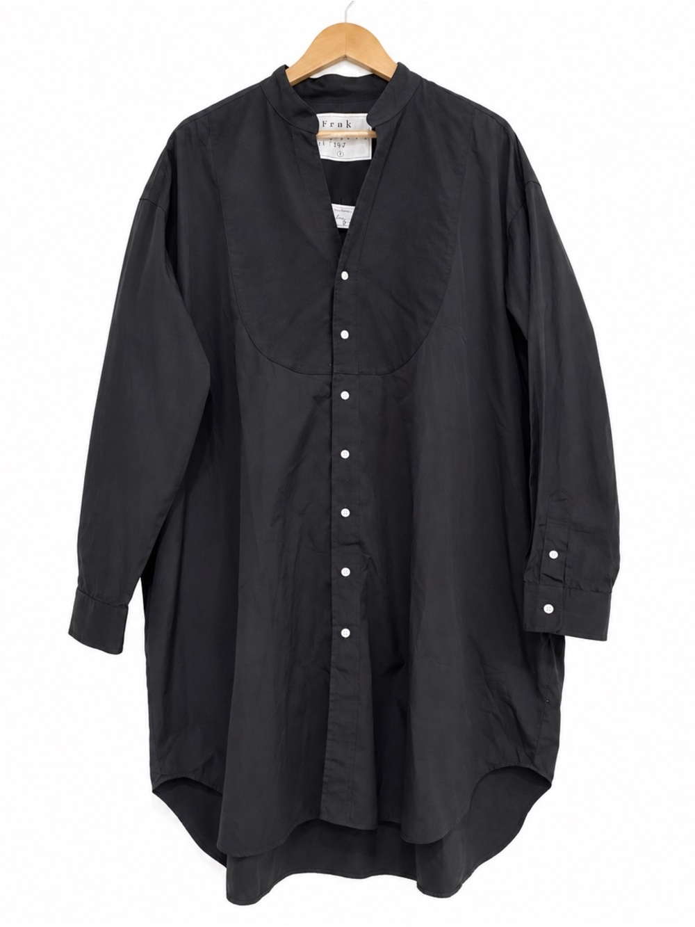 Frank & Eileen Tori Shirt Dress Black L